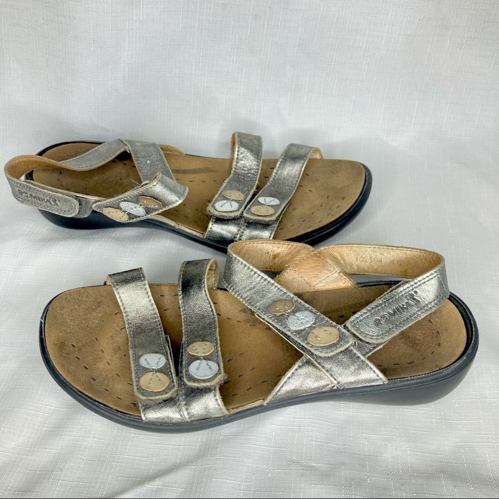 Romika metallic boho sandals